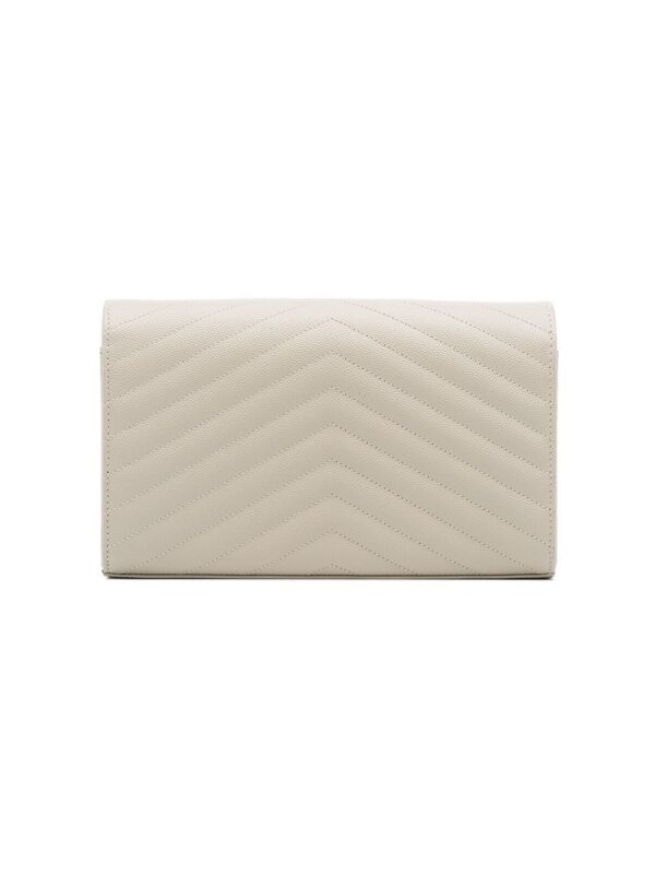 13536697_16696544_1000.jpg Saint Laurent Monogram chevron-quilted chain wallet