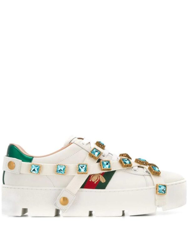 13583727_21583764_1000.jpg Gucci crystal embellished bee sneakers
