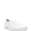 Armani Exchange logo-plaque lace-up sneakers
