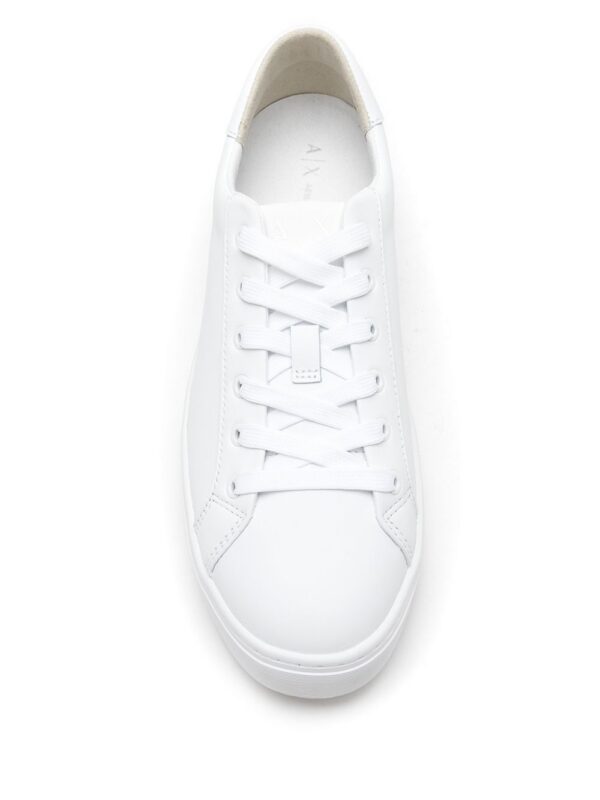 Armani Exchange logo-plaque lace-up sneakers