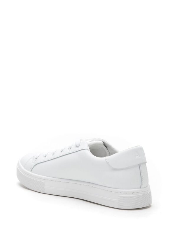 Armani Exchange logo-plaque lace-up sneakers