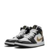 Jordan  Air Jordan 1 Mid SE black gold patent leather