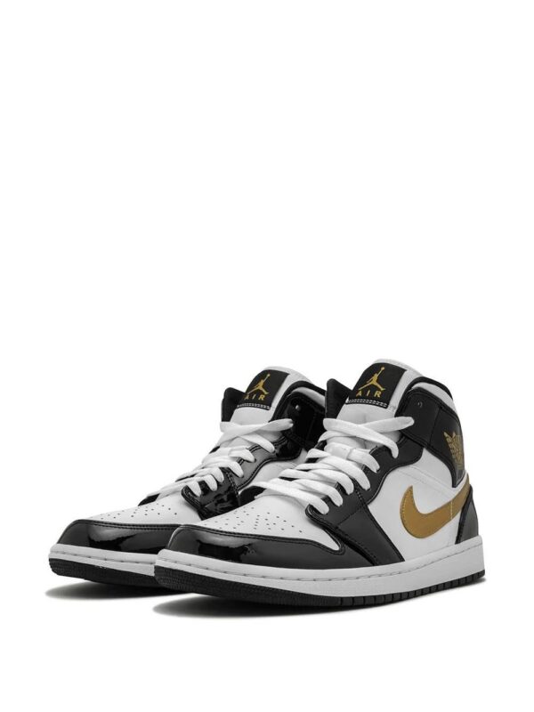 Jordan  Air Jordan 1 Mid SE black gold patent leather