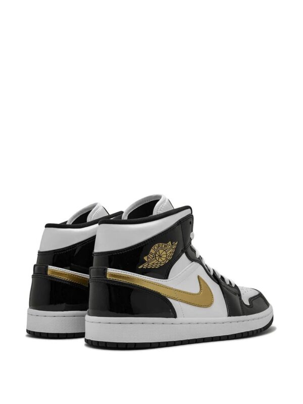 Jordan  Air Jordan 1 Mid SE black gold patent leather