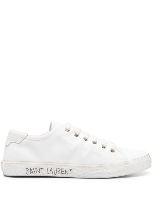 14338371_53807967_1000_b6e34d7b-eff8-42a4-8f97-ac7b0f3e1768.jpg Saint Laurent Malibu distressed lace-up sneakers