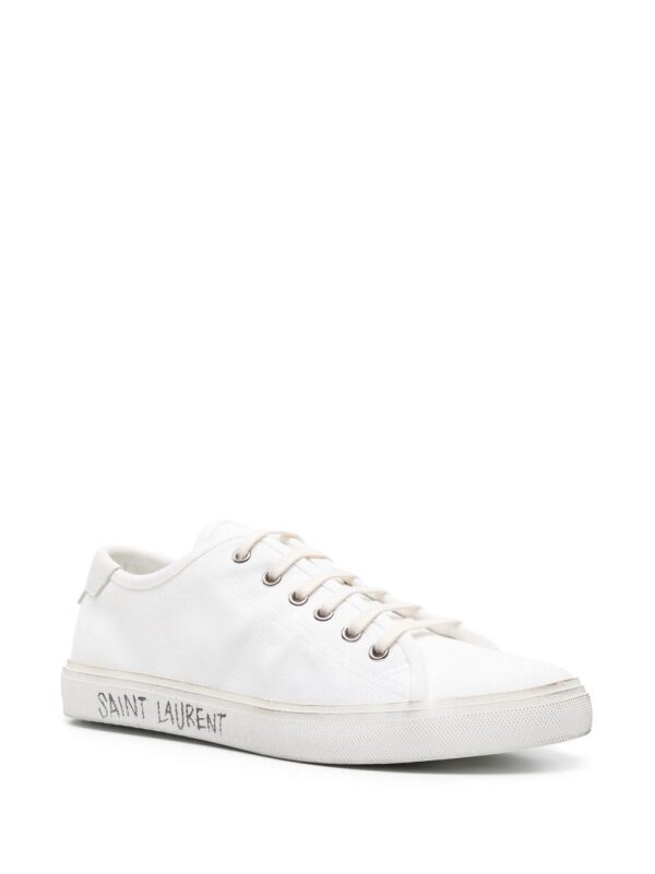 14338371_53808010_1000_cff12d5e-0465-44a3-b6a0-206e17294089.jpg Saint Laurent Malibu distressed lace-up sneakers
