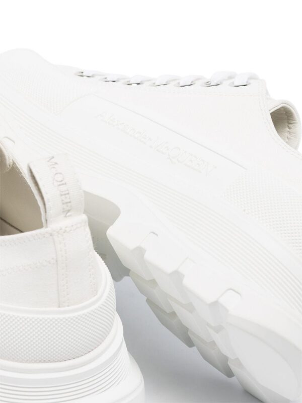 Alexander McQueen round-toe cotton sneakers