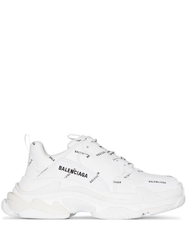 14838978_26762583_1000.jpg Balenciaga Triple S logo print sneakers