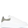 Alexander McQueen Oversized metallic leather sneakers