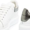 Alexander McQueen Oversized metallic leather sneakers