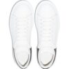 Alexander McQueen Oversized metallic leather sneakers