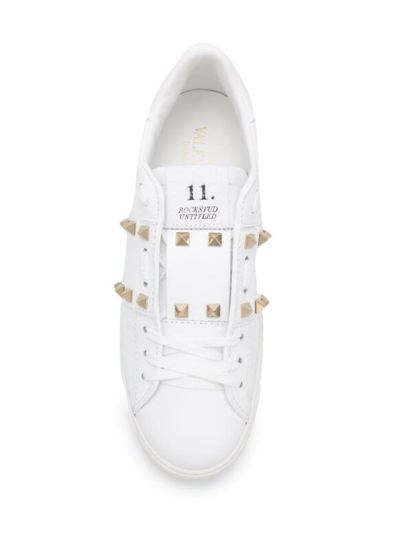 15566700_28109559_1000.jpg Valentino Garavani Rockstud-embellished low-top sneakers