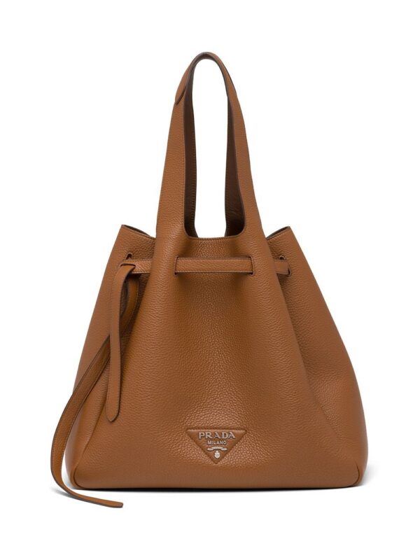 15624095_28101274_1000.jpg Prada logo plaque tote bag
