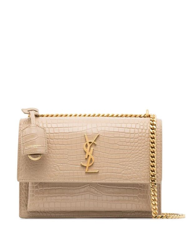 16017677_33405855_1000.jpg Saint Laurent Sunset medium crocodile embossed bag