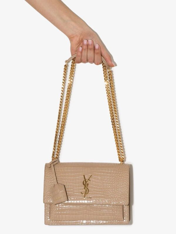 16017677_33407044_1000.jpg Saint Laurent Sunset medium crocodile embossed bag