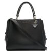 16073429_30251507_1000.jpg Emporio Armani pebbled effect chain strap tote bag