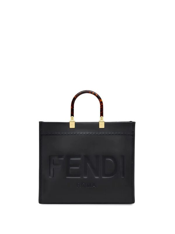16186371_30680769_1000.jpg FENDI Sunshine logo-debossed tote