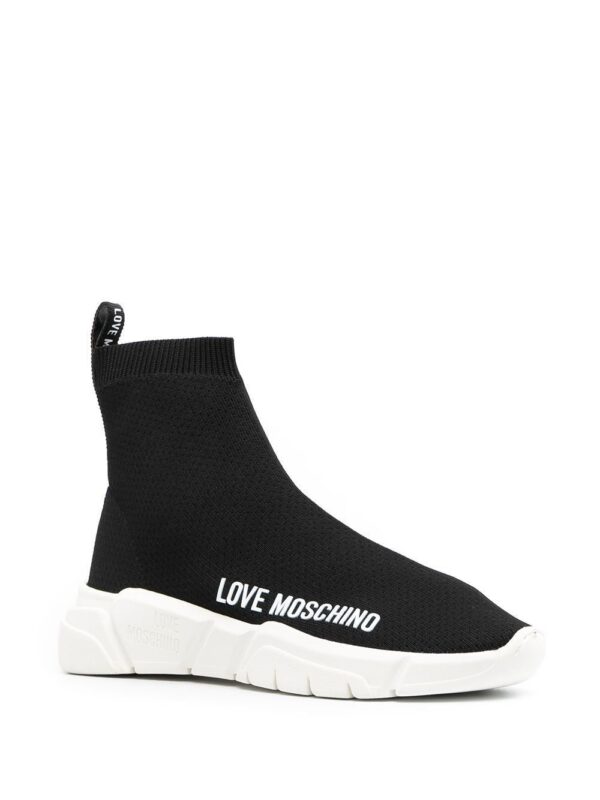 16256576_31151274_1000_5201a250-0e2c-425c-a4b7-ef4a5b018355.jpg Love Moschino logo print slip-on sneakers