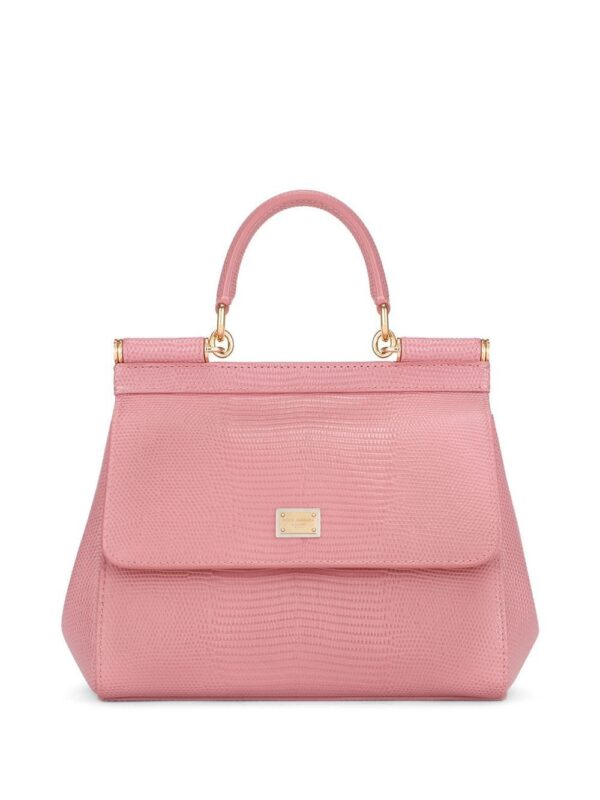 Dolce & Gabbana  small Sicily iguana-print top-handle bag