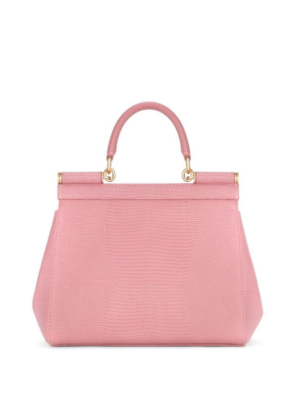 Dolce & Gabbana  small Sicily iguana-print top-handle bag