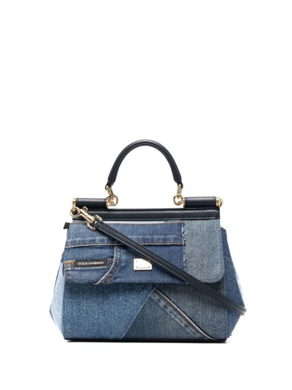 16547416_350f2b11-79e1-46cd-9e93-99ee9c9ca363_1000.jpg Dolce & Gabbana small Sicily patchwork denim shoulder bag