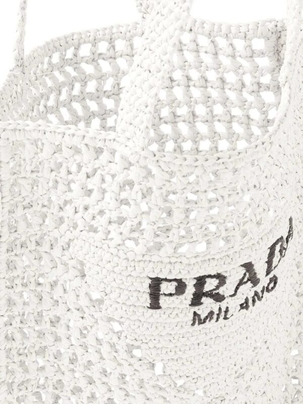 16763010_33126097_1000.jpg Prada logo-print raffia tote bag