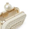 Jimmy Choo  Micro Cloud pearl-embellished clutch bag