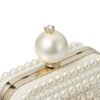 Jimmy Choo  Micro Cloud pearl-embellished clutch bag