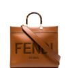 16794940_36769745_1000.jpg FENDI Sunshine logo-debossed leather tote