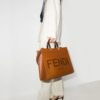 16794940_36770605_1000.jpg FENDI Sunshine logo-debossed leather tote