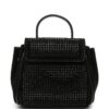 Versace  La Medusa crystal-embellished mini bag