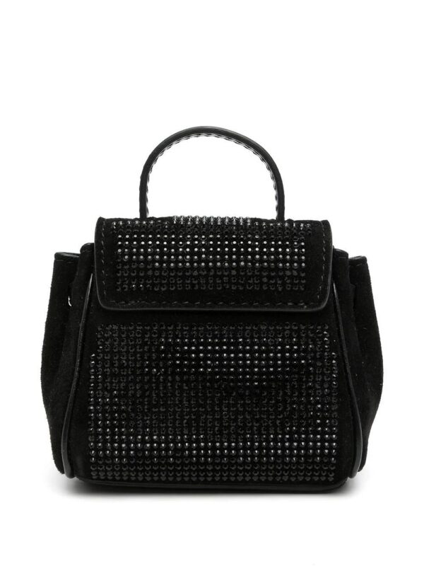 Versace  La Medusa crystal-embellished mini bag