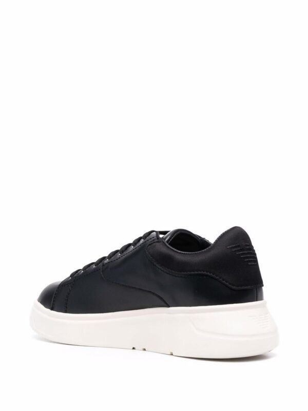 17184580_34878006_1000_92199c7e-b31a-437b-809b-e0570110422d.jpg Emporio Armani panelled low-top leather sneakers