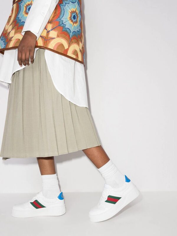 Gucci Web-stripe low-top sneakers