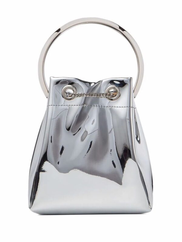 17500118_36372714_1000.jpg Jimmy Choo Bon Bon metallic-effect bucket bag