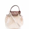 17553638_37064286_1000.jpg Longchamp Le Pliage Filet knitted mesh cross-body bag