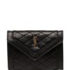 17554840_38384212_1000.jpg Saint Laurent logo-plaque quilted clutch bag