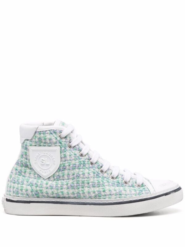 17577999_36586662_1000_1d05ab9e-2e8e-44ed-ae32-6f37e5693e57.jpg Saint Laurent tweed logo patch sneakers