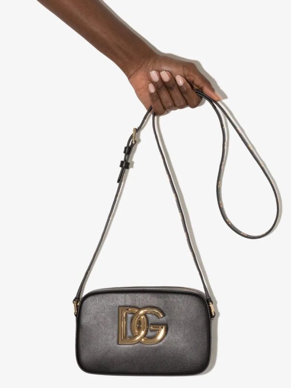 Dolce & Gabbana  3.5 leather crossbody bag