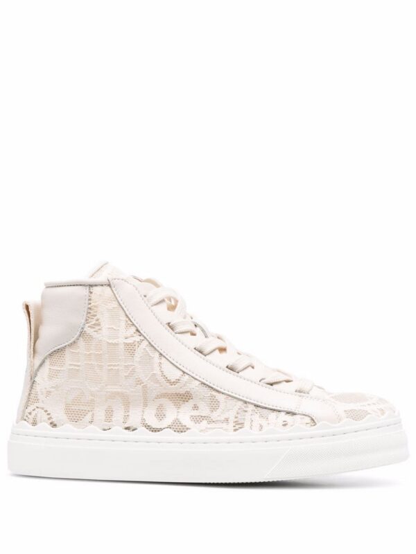17668081_36930262_1000_5e1aafd1-343f-4a0c-bd02-7e90285e12bd-1.jpg Chloé logo lace panels hi-top sneakers