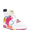 17728232_37137289_1000.jpg Moschino panelled high-top sneakers
