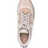 Chloé whipstitch-trim trainers