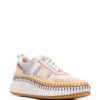 Chloé whipstitch-trim trainers