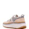 Chloé whipstitch-trim trainers