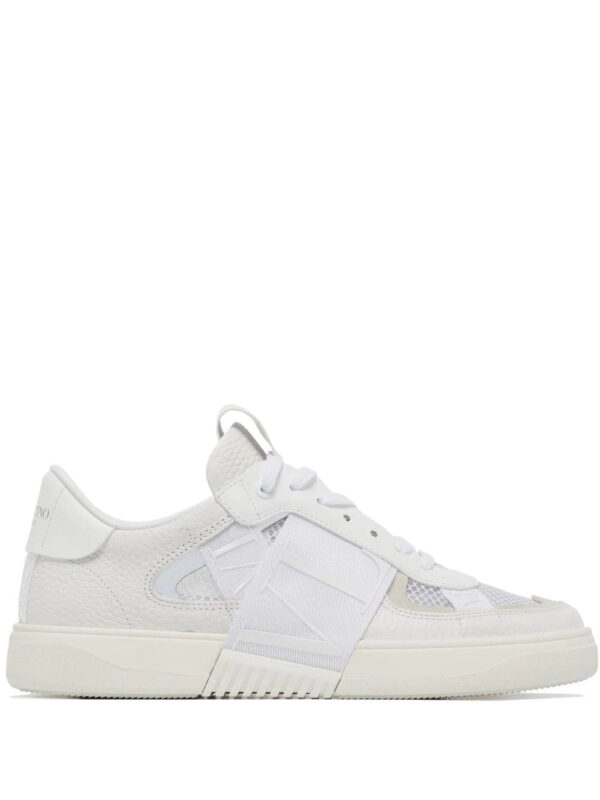 Valentino Garavani  mesh-detailed lace-up sneakers