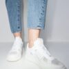 Valentino Garavani  mesh-detailed lace-up sneakers