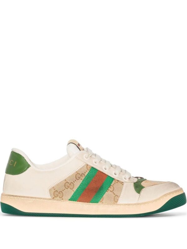 17921294_40631663_1000.jpg Gucci logo-plaque lace-up sneakers