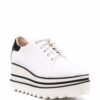 Stella McCartney Elyse ridged sole 80mm sneakers