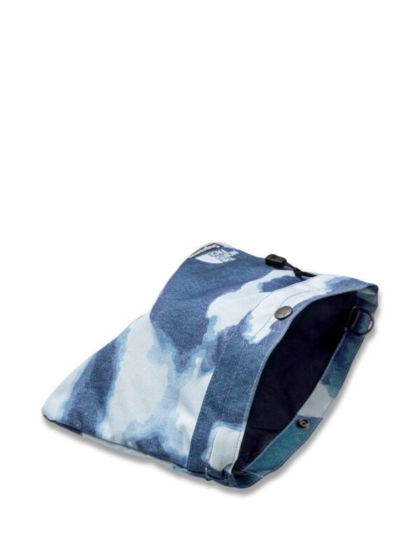 Supreme  x The North Face bleached denim-print shoulder bag