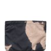 Supreme  x The North Face bleached denim print shoulder bag